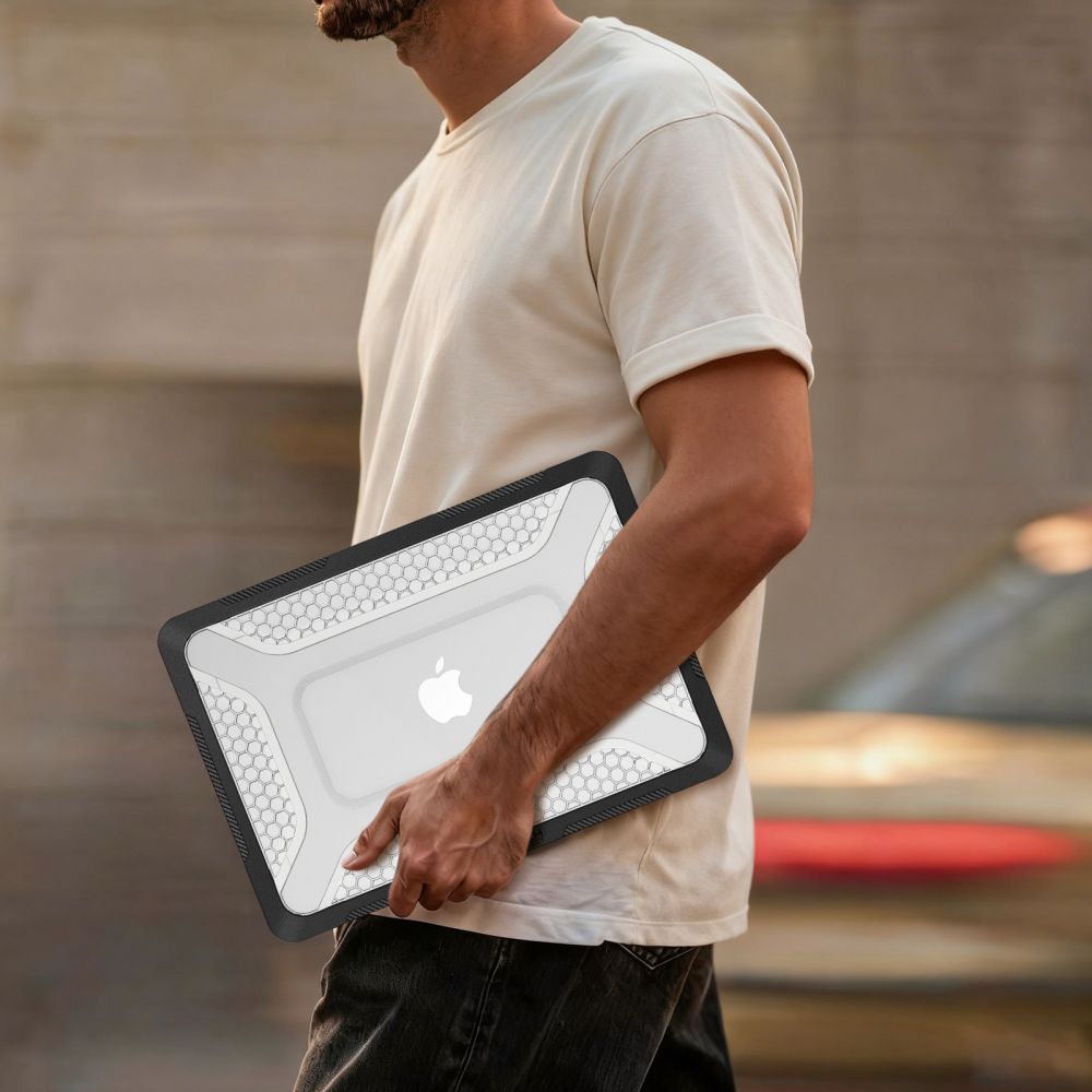 Tech Protect Kevlar Pro Macbook Neo 13 2026 Matsort/Klar
