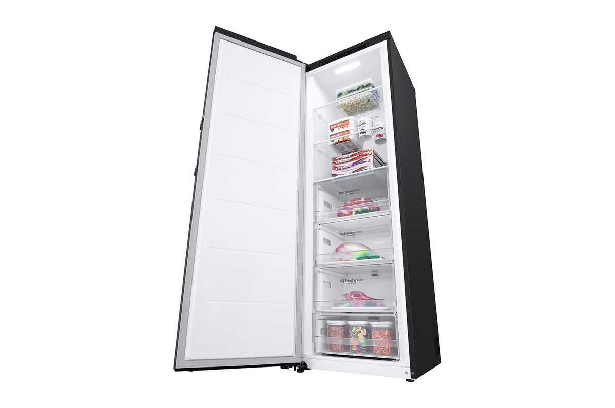 LG GFT41MCGSF fryser Stående fryser Fritstående 324 L Sort