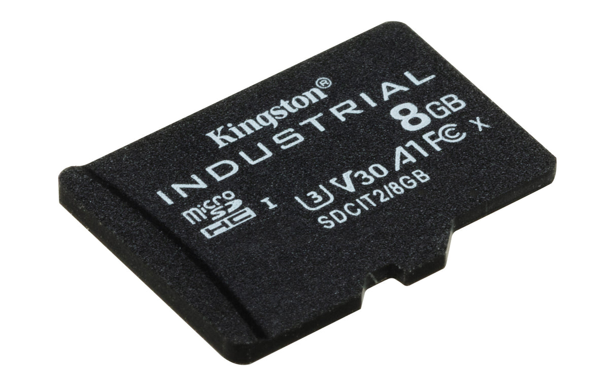 Kingston Technology 8GB microSDHC Industrial C10 A1 pSLC kort + SD-adapter