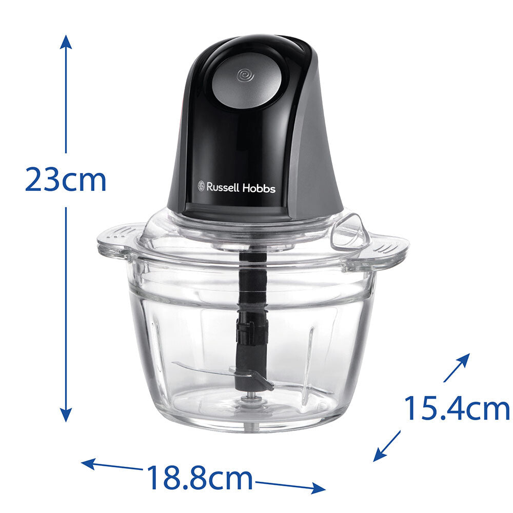 Russell Hobbs 27131-56 elektrisk madhakker 0,5 L 200 W Kul, Transparent