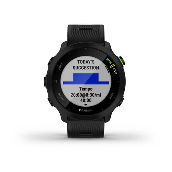 Garmin Forerunner 55 2,64 cm (1.04") MIP 42 mm Digital 208 x 208 pixel Sort GPS (satellit)