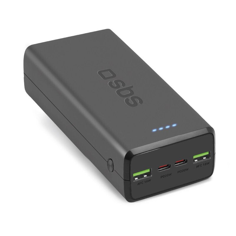 SBS TTBB30000PD20K powerbank Lithium polymer (LiPo) 30000 mAh Sort