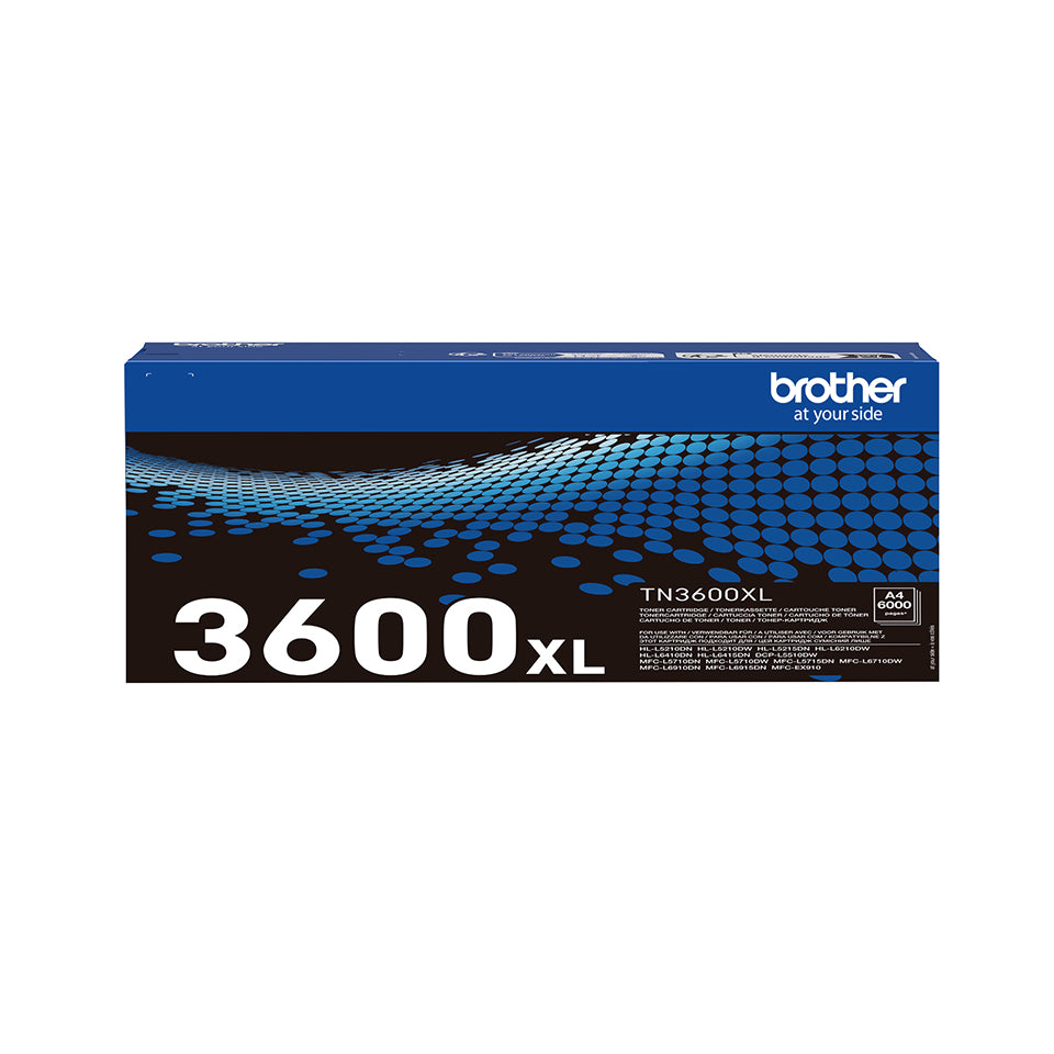 Brother TN-3600XL tonerpatron 1 stk Original Sort