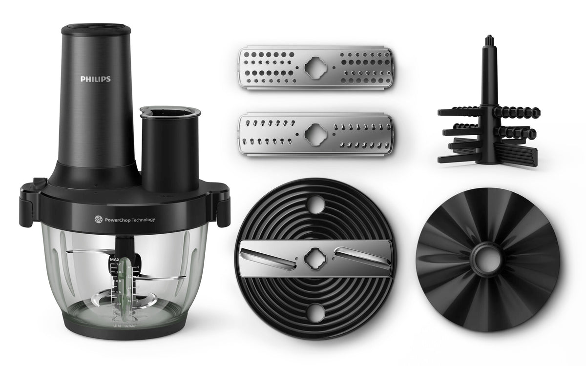 Philips 5000 series HR1507/00 electric food chopper 2 L 650 W Black