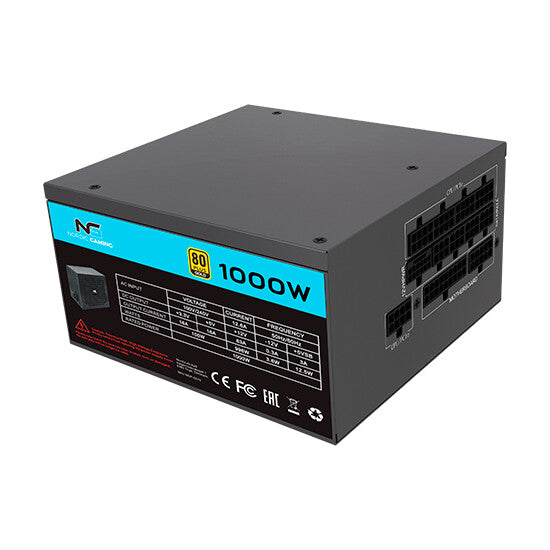 Nordic Gaming NGP-5279 Strømforsyning 1000W Modular 80+ Gold