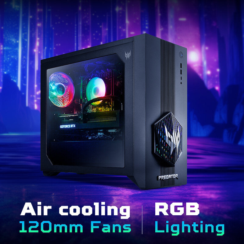 Acer Predator PO3-665 Intel Core Ultra 7 265F 32 GB DDR5-SDRAM NVIDIA GeForce RTX 5060 Windows 11 Home Desktop PC Sort