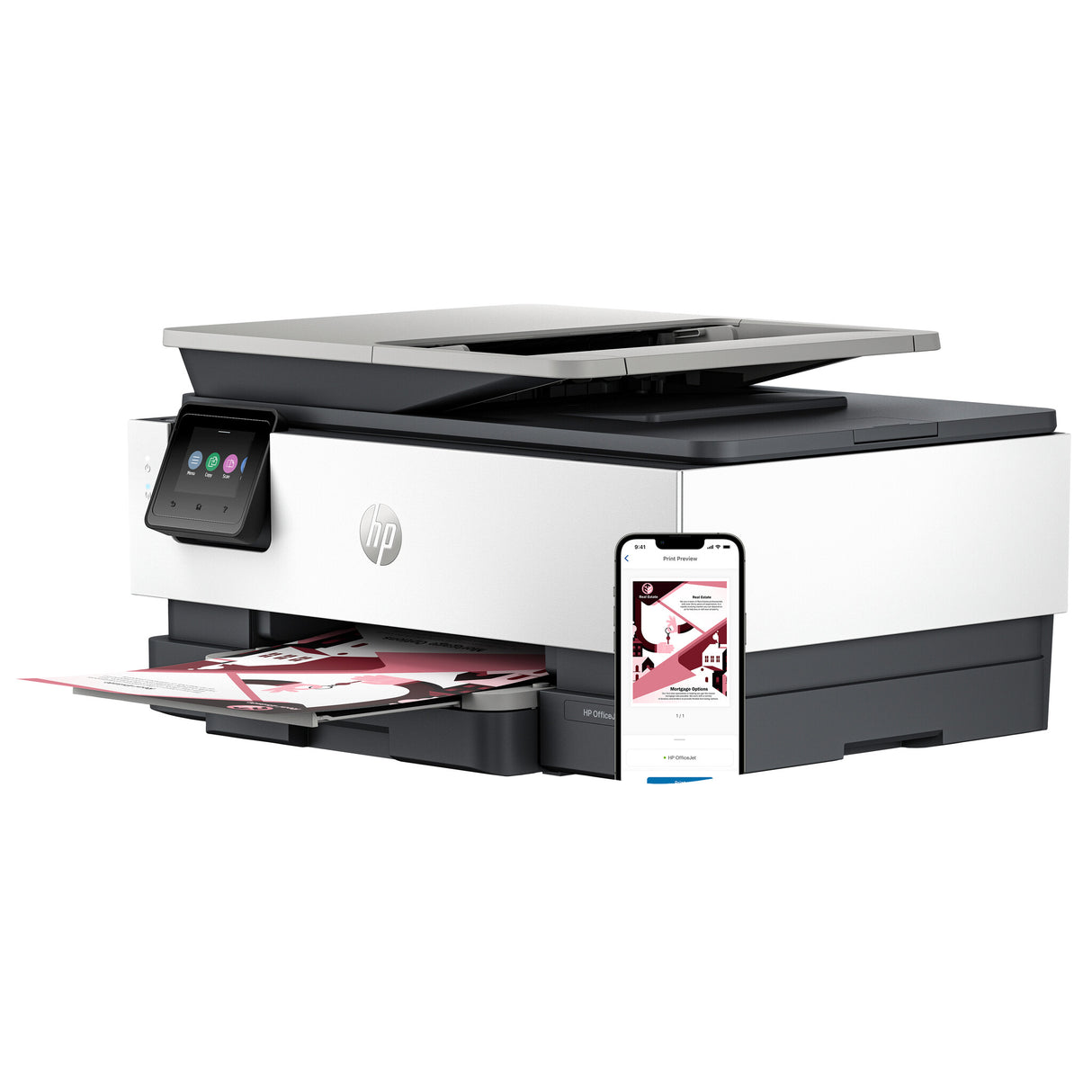 HP OfficeJet Pro 8124e Trådløst All-in-One Farve Printer, Instant Ink; 2-sidet printning