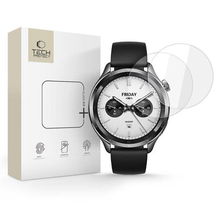 Hærdet Glas Tech Protect Glass Fit+ 2 Pack Xiaomi Watch S4 (47 Mm) Klar