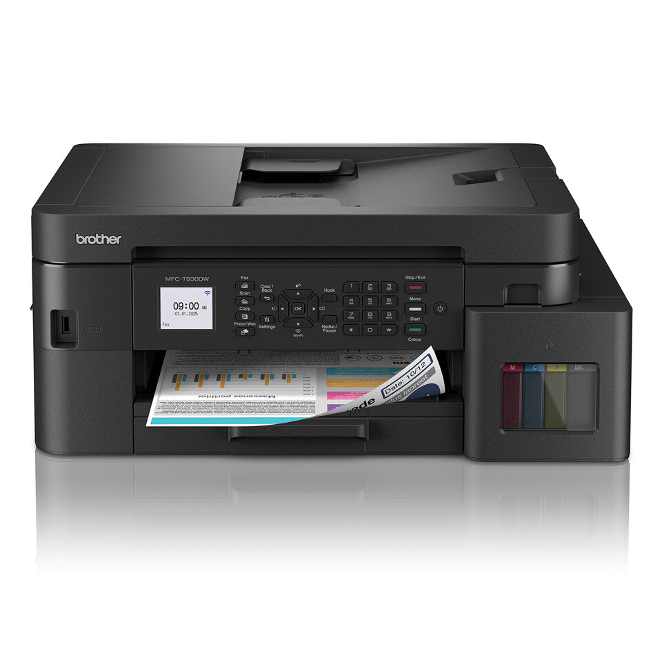 Brother MFC-T930DW Multifunktionsprinter Inkjet A4 6000 x 1200 dpi 30 sider pr. minut Wi-Fi