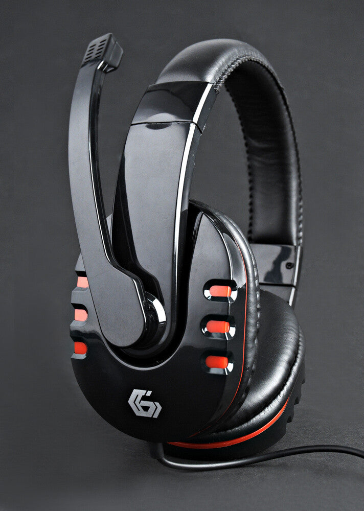 Gembird GHS-402 hovedtelefoner/headset Ledningsført Spil Sort