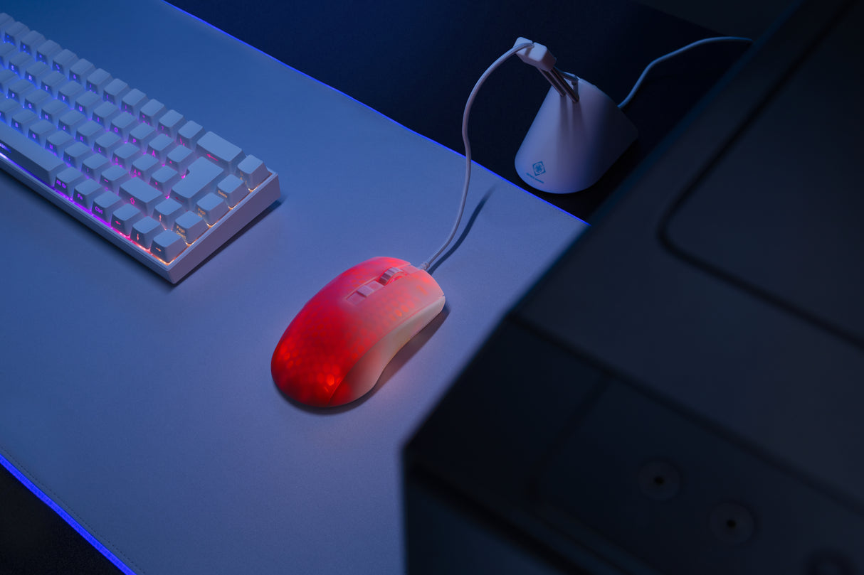 Deltaco Gaming WM87 ultralight mouse, white