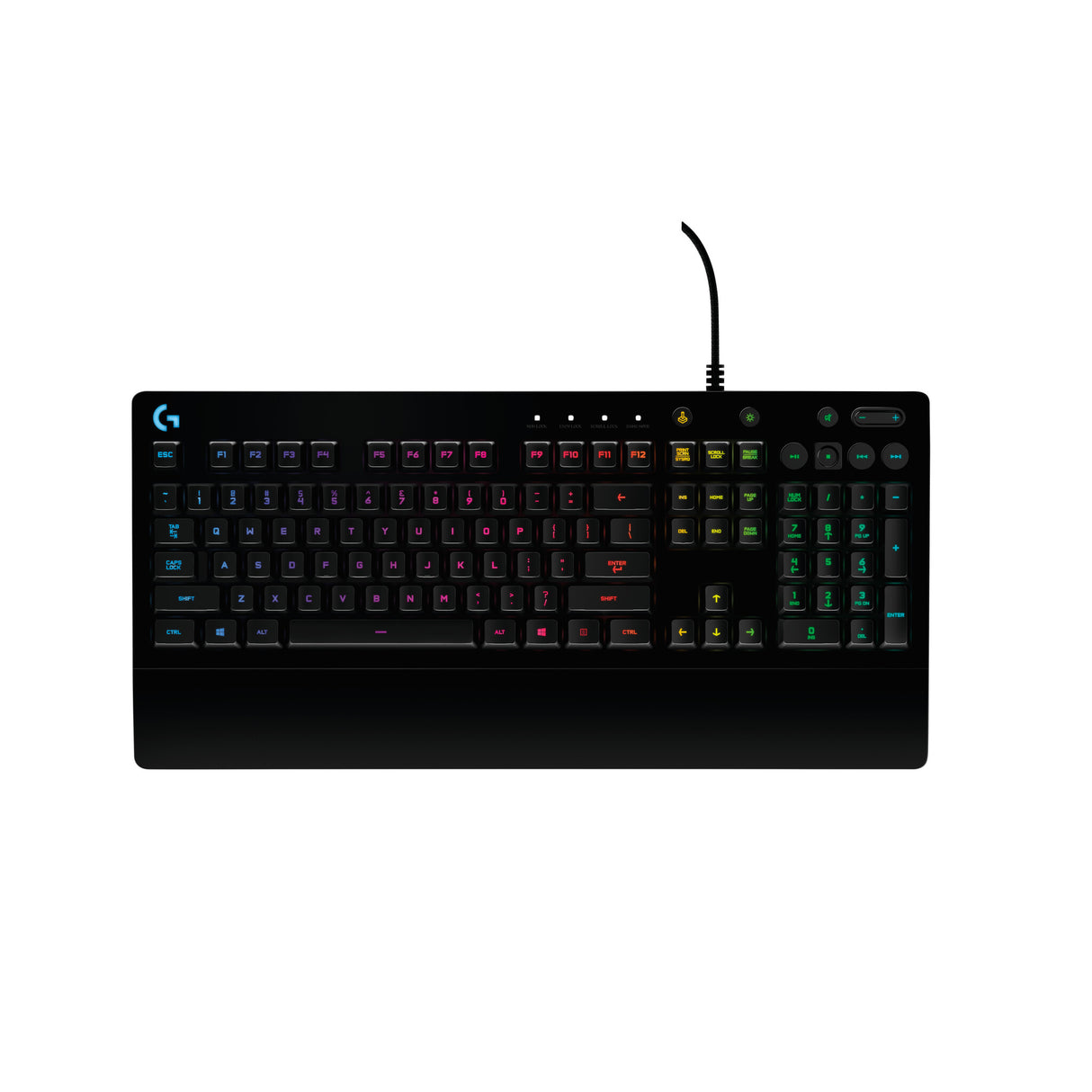 Logitech G 920-008090 tastatur Spil USB QWERTY Nordisk Sort
