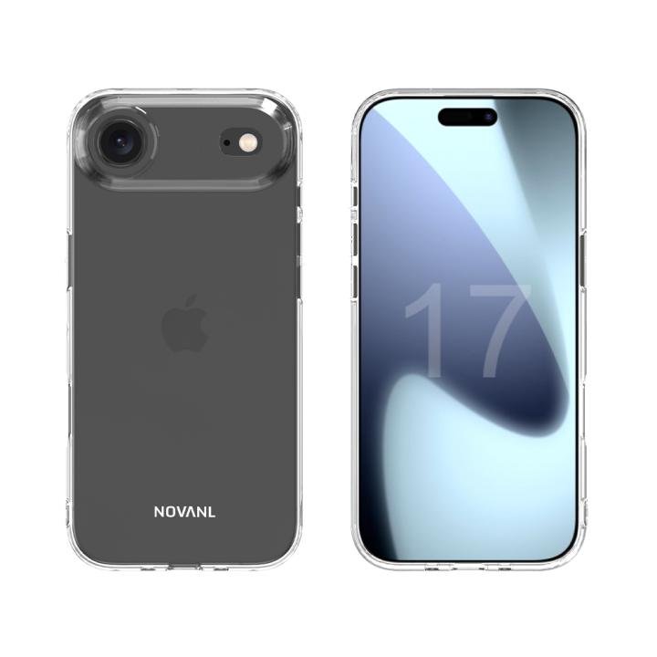 NOVANL Gennemsigtigt TPU-cover kompatibelt med iPhone 17 Air