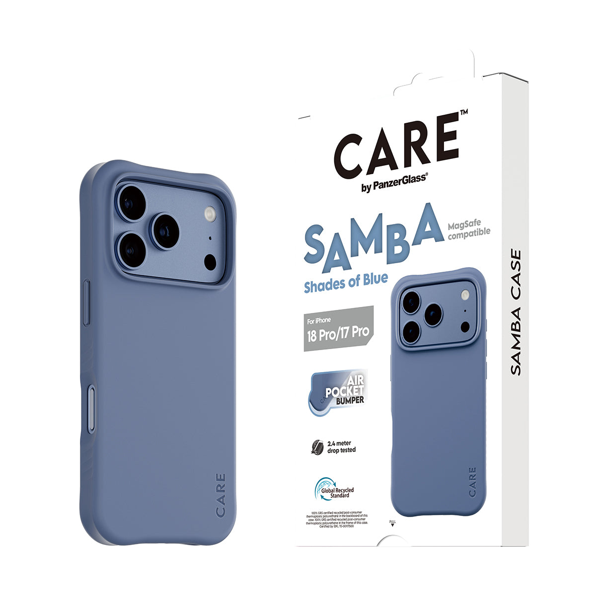CARE by PanzerGlass Fashionable Case Samba Green w. MagSafe Apple iPhone 18 Pro