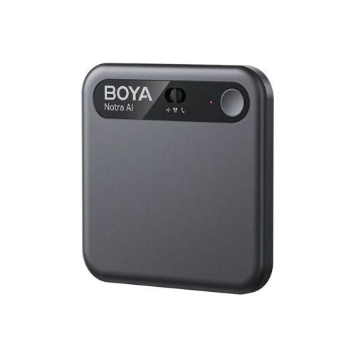 BOYA Notra AI Powered Audio Transcripter, Summanizer og Wireless Note Recorder, 64GB, sort EU