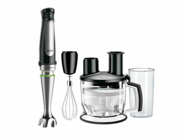 Braun Multiquick 7 MQ 7075X Stavblender Premium sort/børstet rustfrit stål