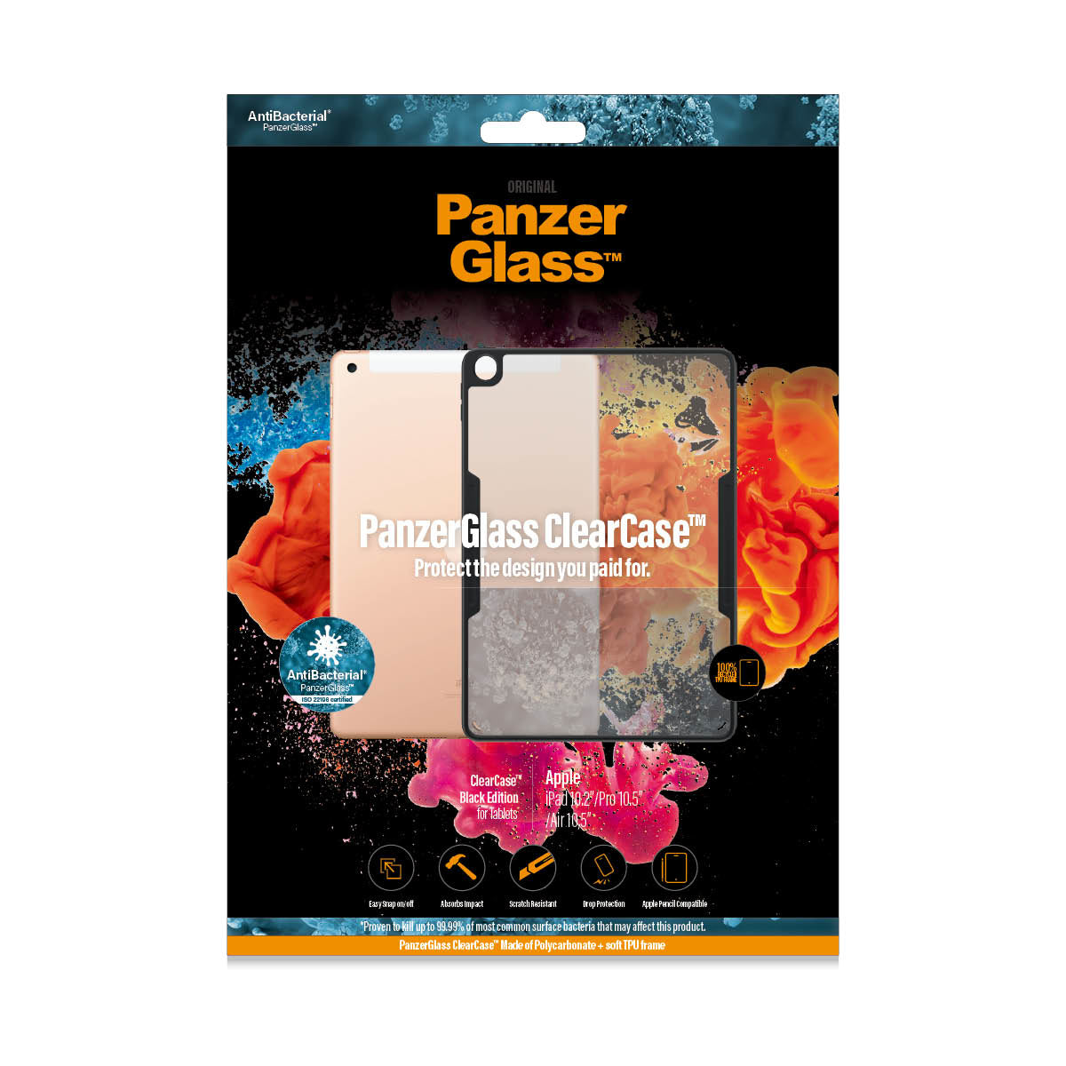 PanzerGlass ClearCase Apple iPad 10.2"/ iPad Pro/Air 10.5" - Clear