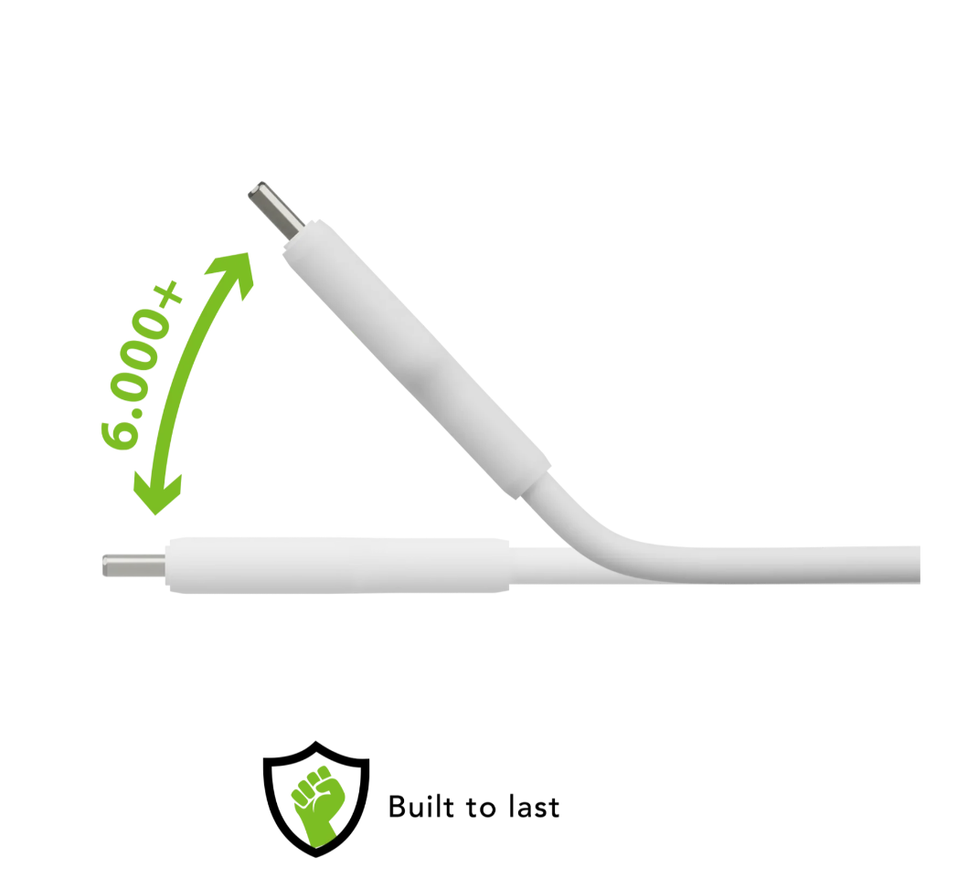 Dbramante Re-charge Cable - USB-C to USB-C - White (2m)