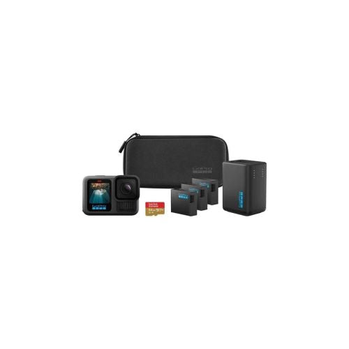 GoPro HERO13 Black Action Camera 27 MPx 5.3K 60fps Extended Power Bundle, sort EU