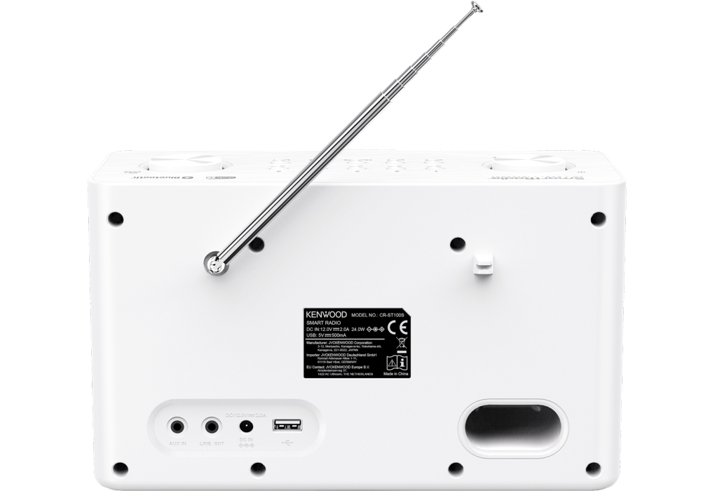 Kenwood CR-ST100S-W kompakt DAB+/internet radio - HVID