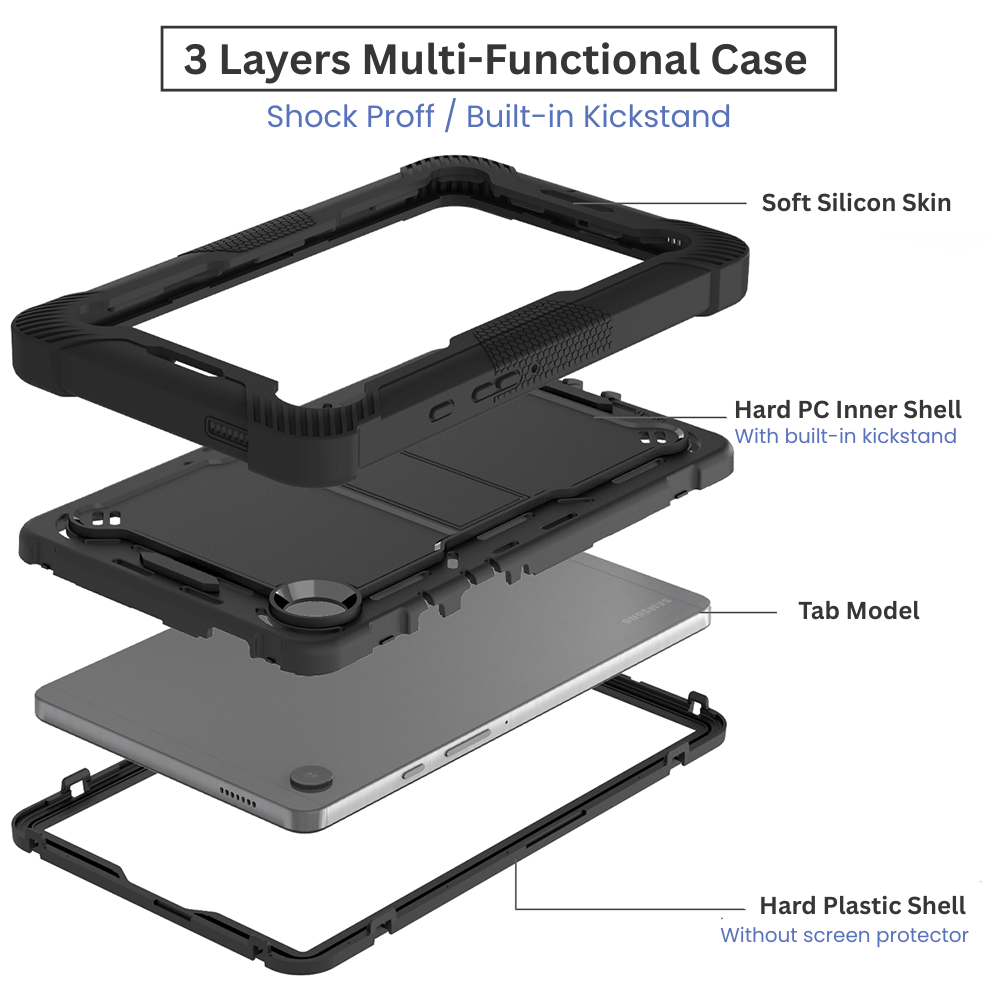 DK Rugged Cover for Samsung Galaxy Tab A9 / A11