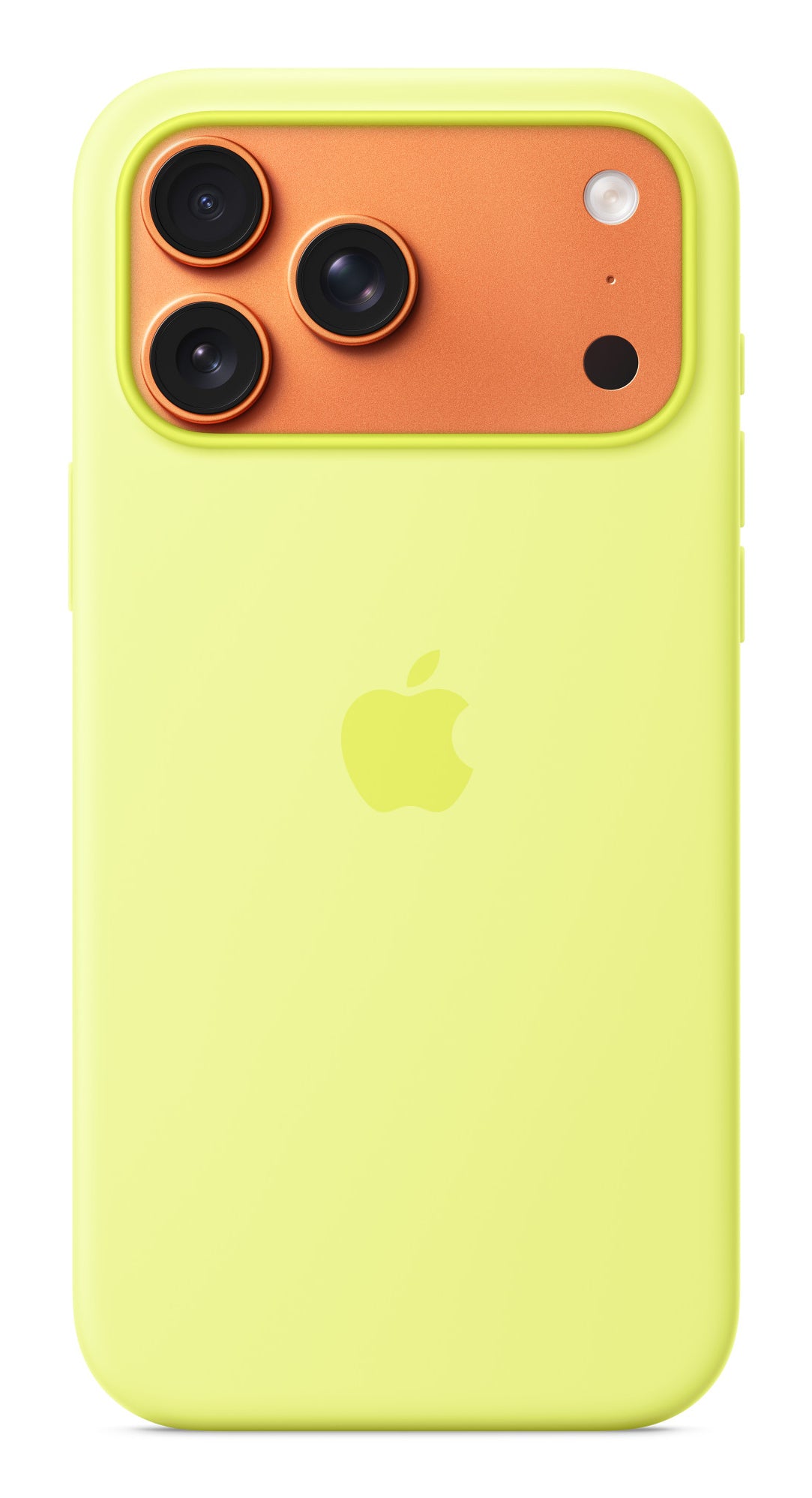 Apple iPhone 17 Pro Max Silicone Case with MagSafe – Neon Yellow