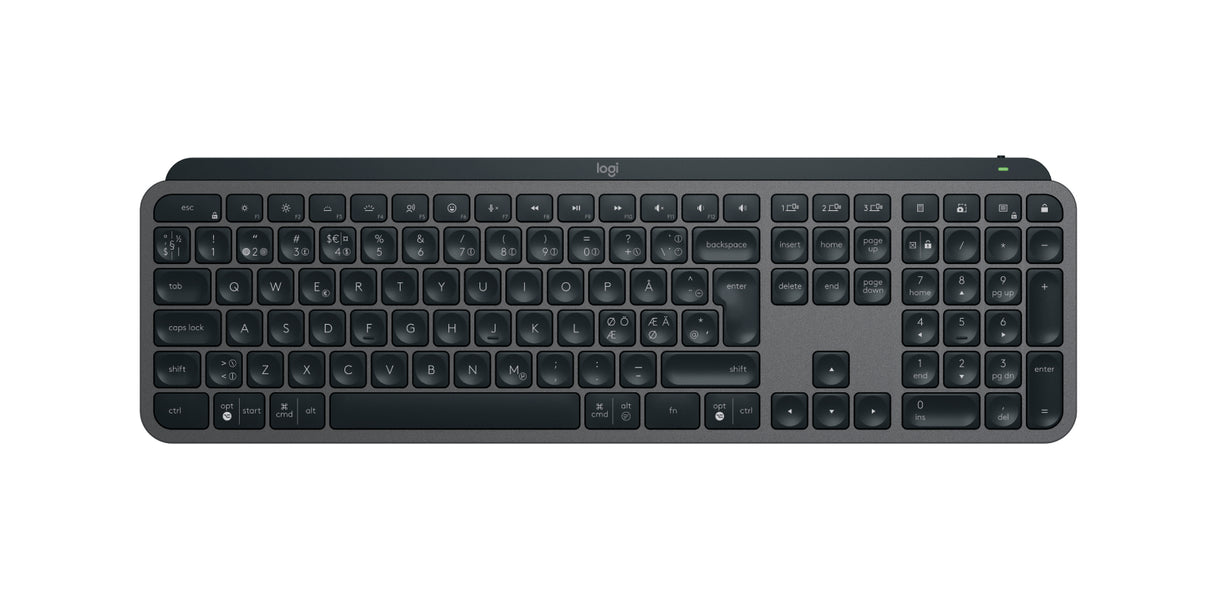 Logitech MX Keys S Trådløst Tastatur - Graphite