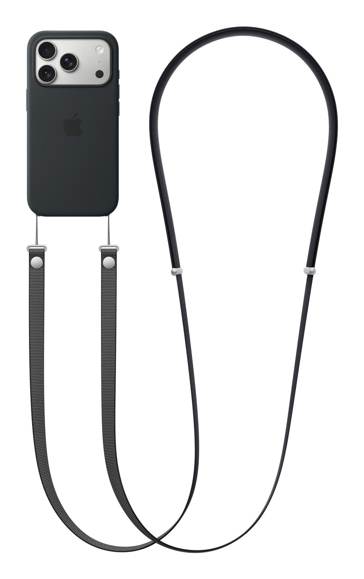 Apple Crossbody Strap - Black