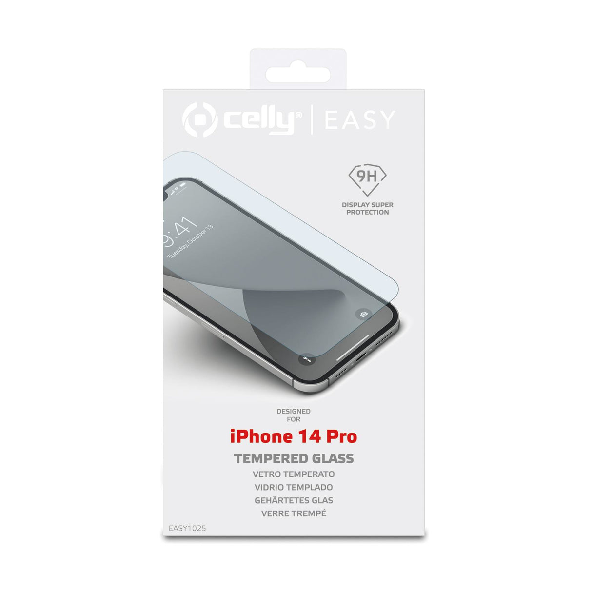 Celly Easy Glass iPhone 14 Pro