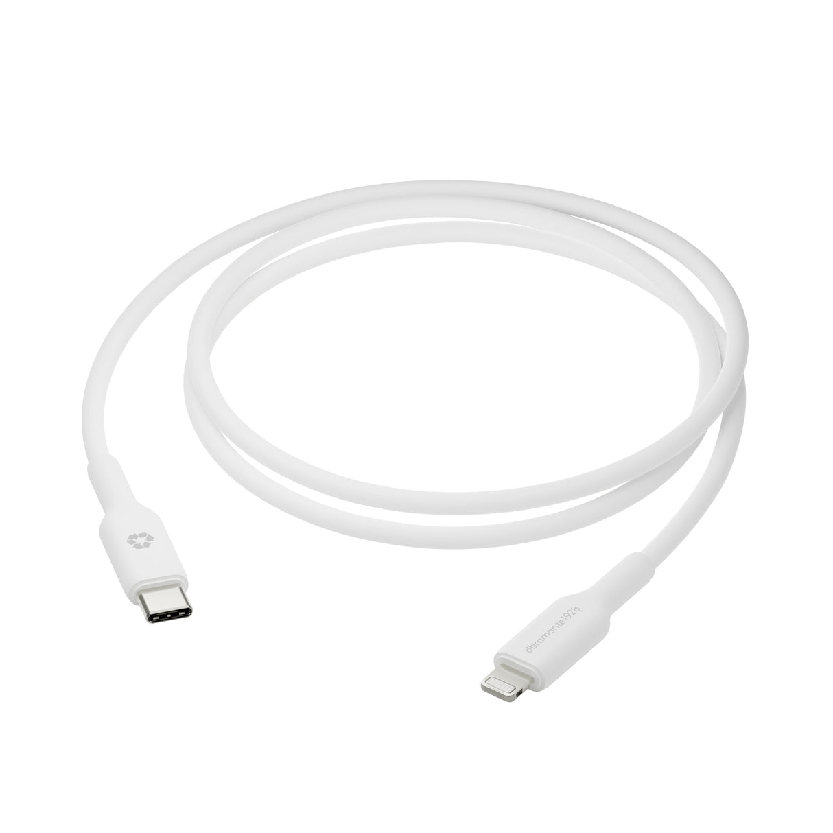 Dbramante Re-charge - Cable - USB-C to Lightning - White (1m)