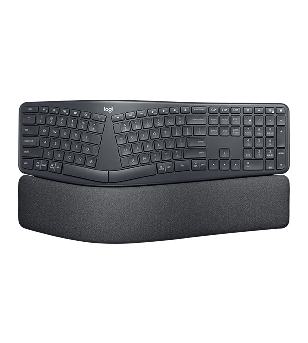 Logitech ERGO K860 Wireless Ergonomic - Tastatur - Nordisk - Sort