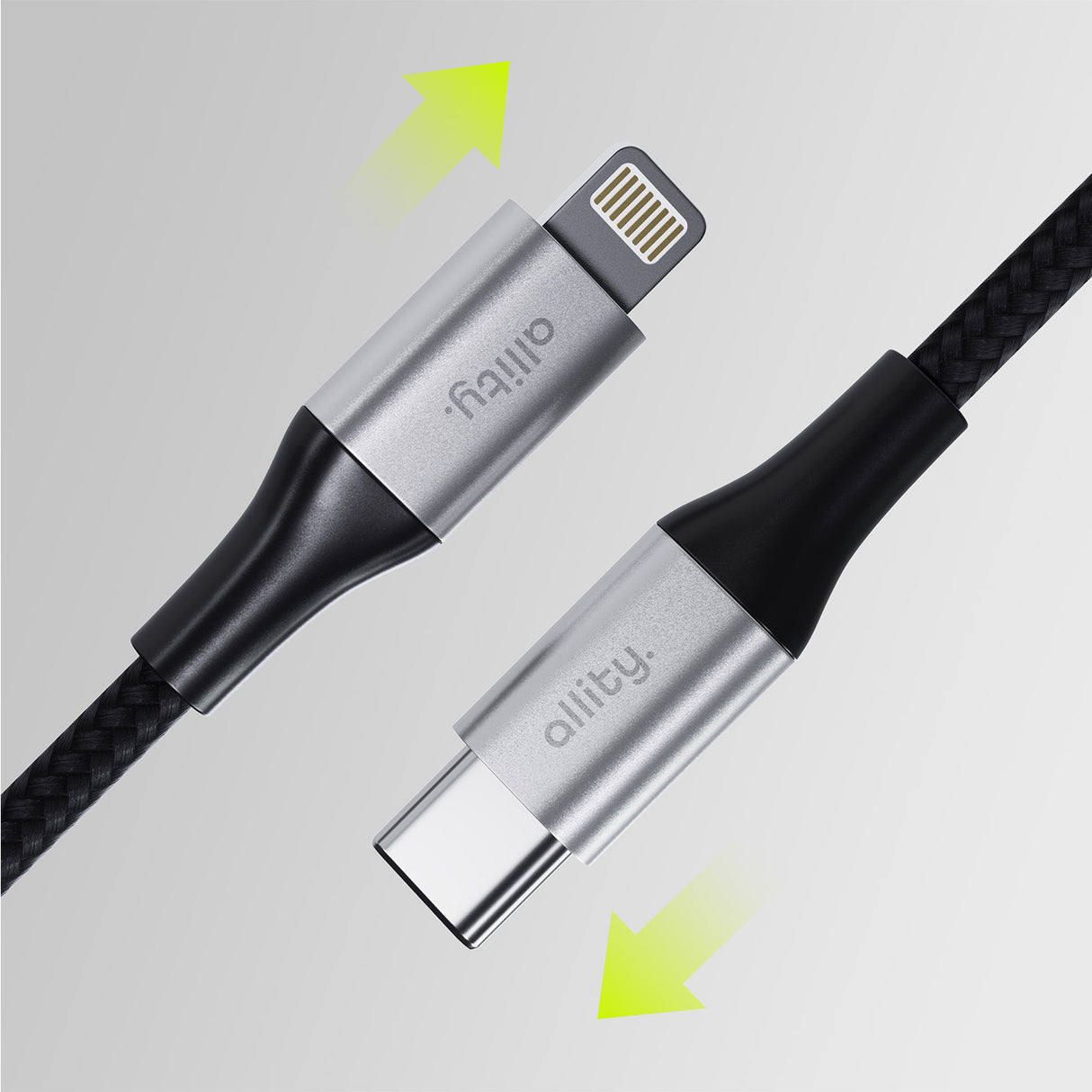 Allity cable AUC-01 USB-C - Lightning 1.0 m 27W black
