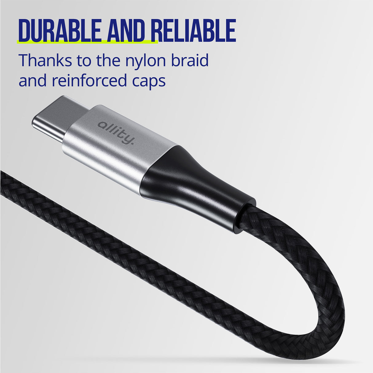 Allity cable AUC-01 USB-C - USB-C 1.0 m 100W black