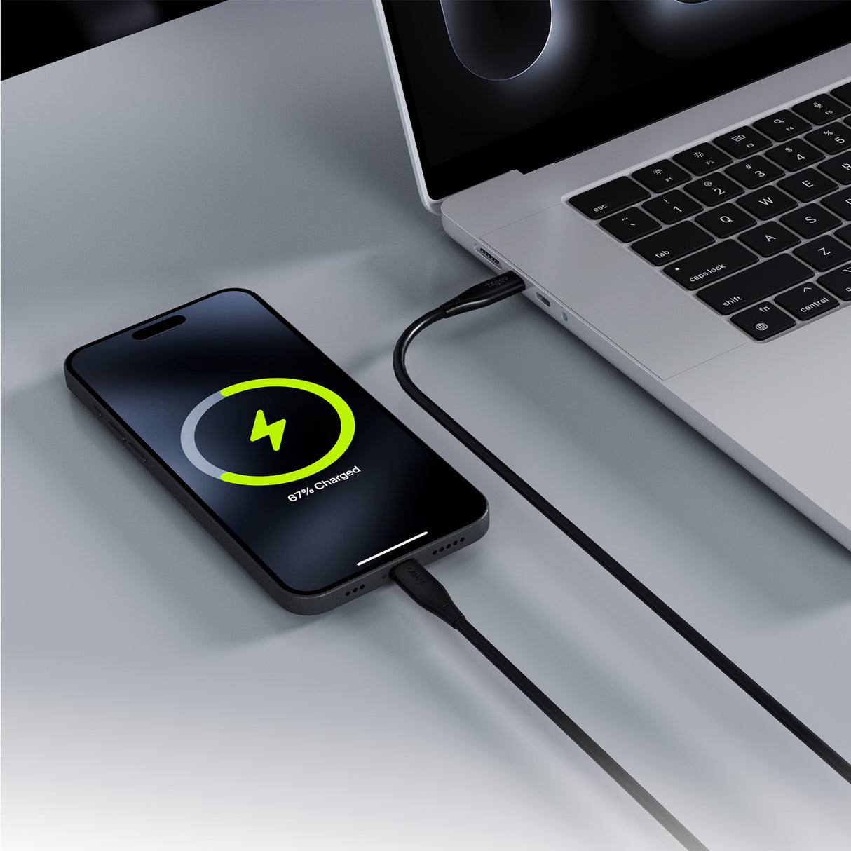 Allity cable AUC-02 USB-C - USB-C 1.0 m 60W black