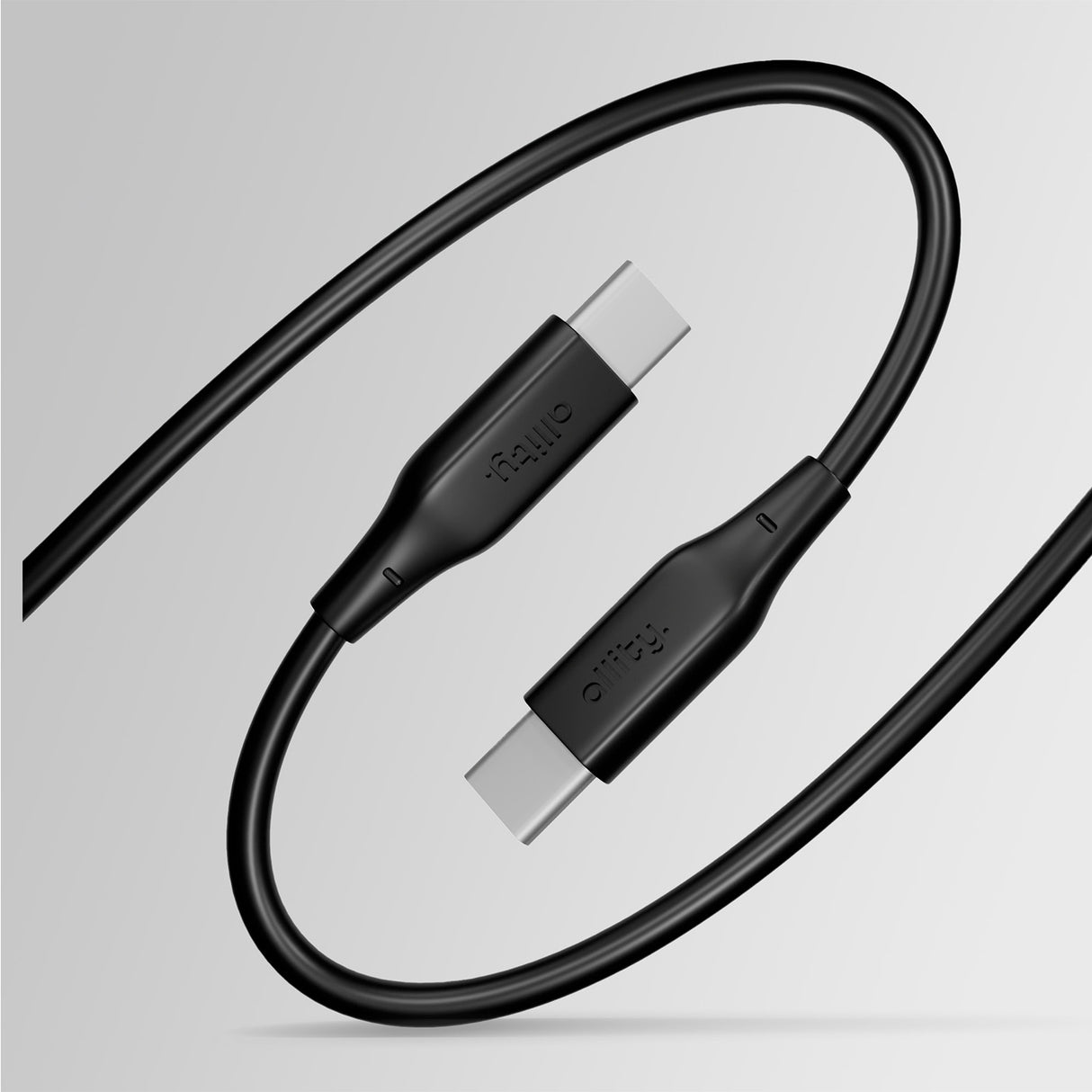 Allity cable AUC-02 USB-C - USB-C 1.0 m 60W black