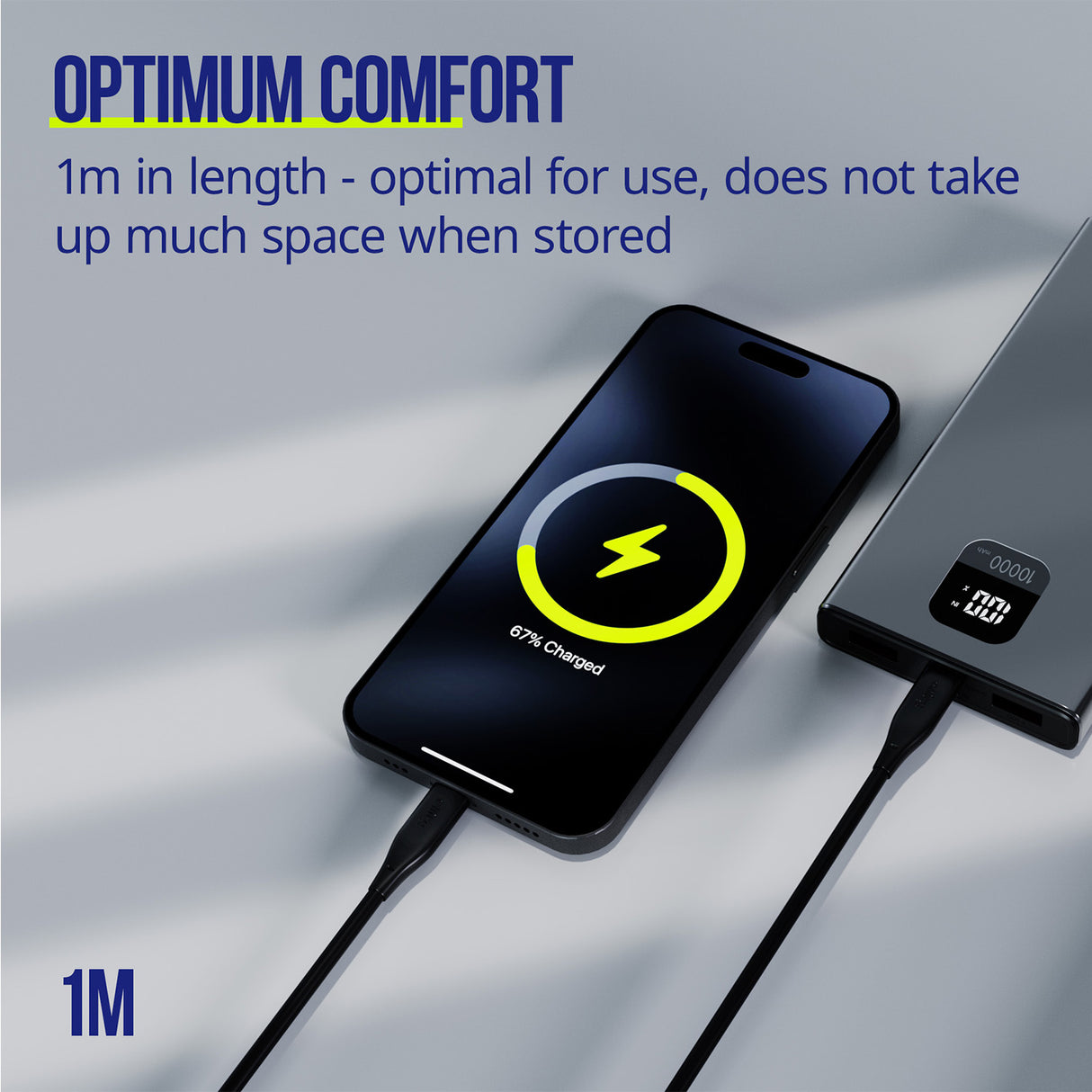 Allity cable AUC-02 USB-C - USB-C 1.0 m 60W black