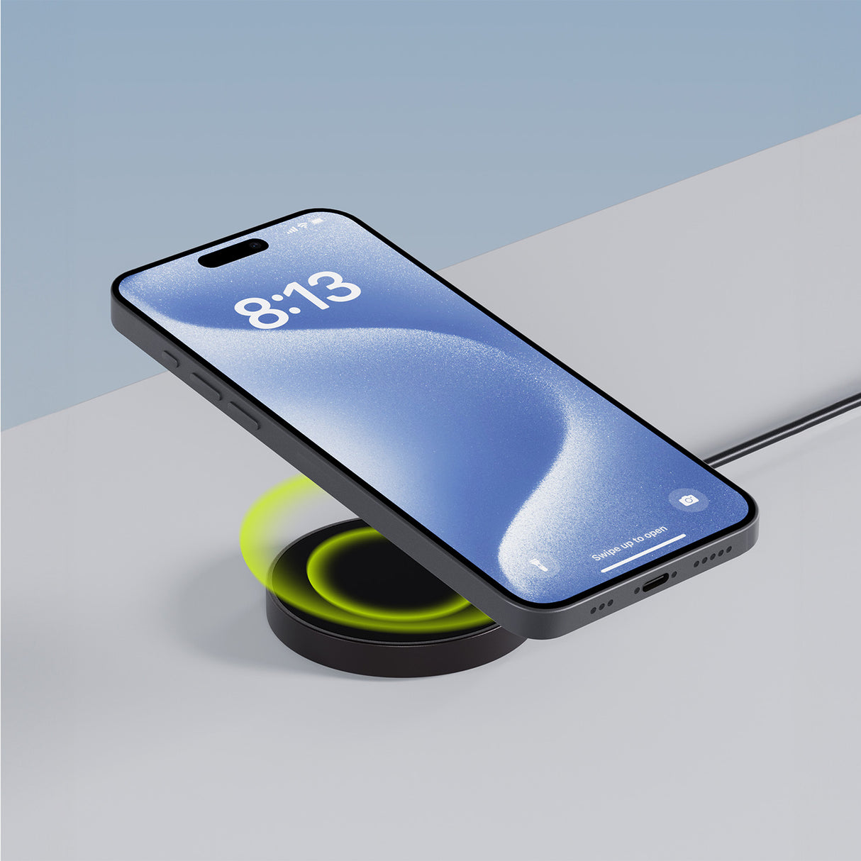 Allity AWC-210-15WMS wireless charger 15W graphite 2in1