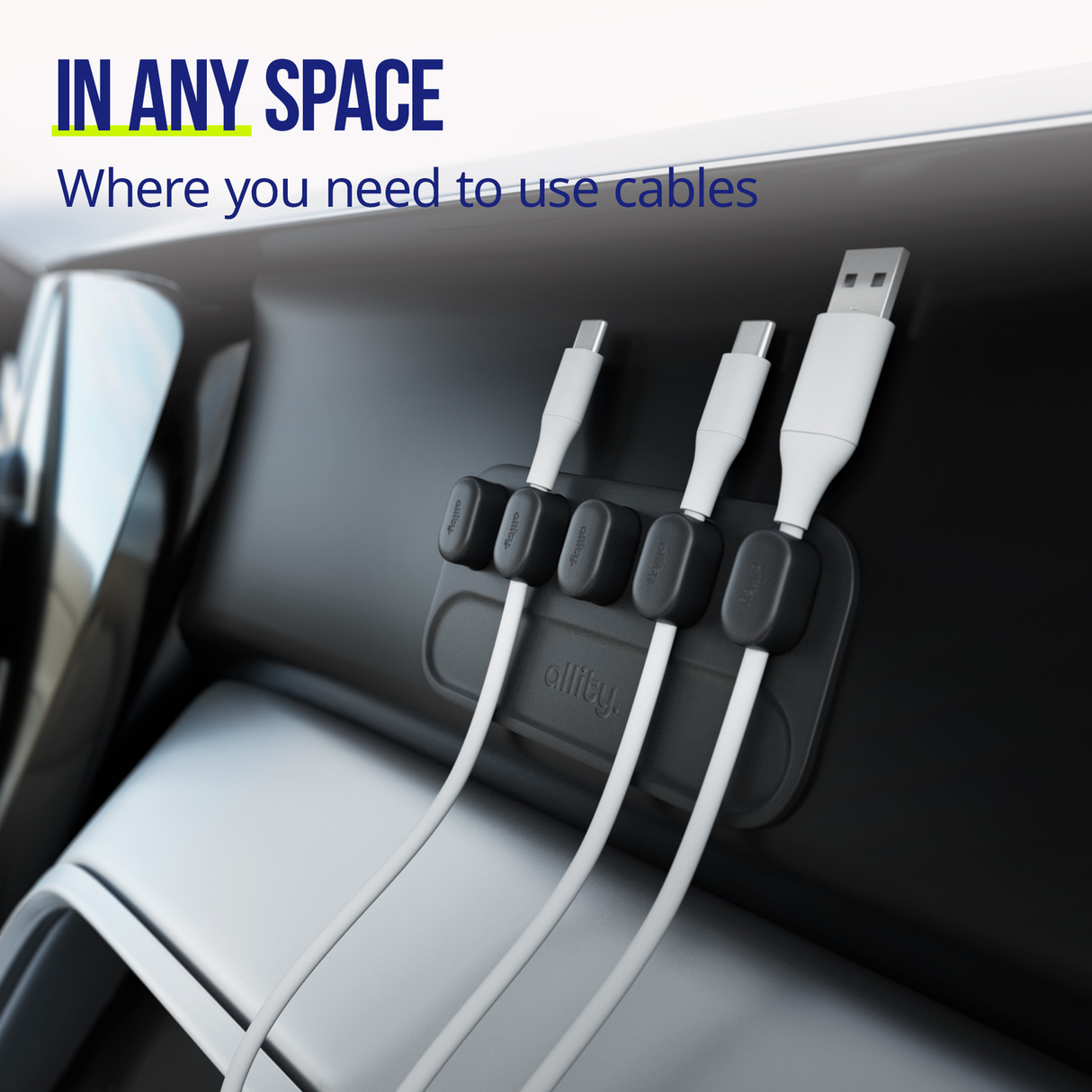 Allity magnetic cable organizer ASA-410