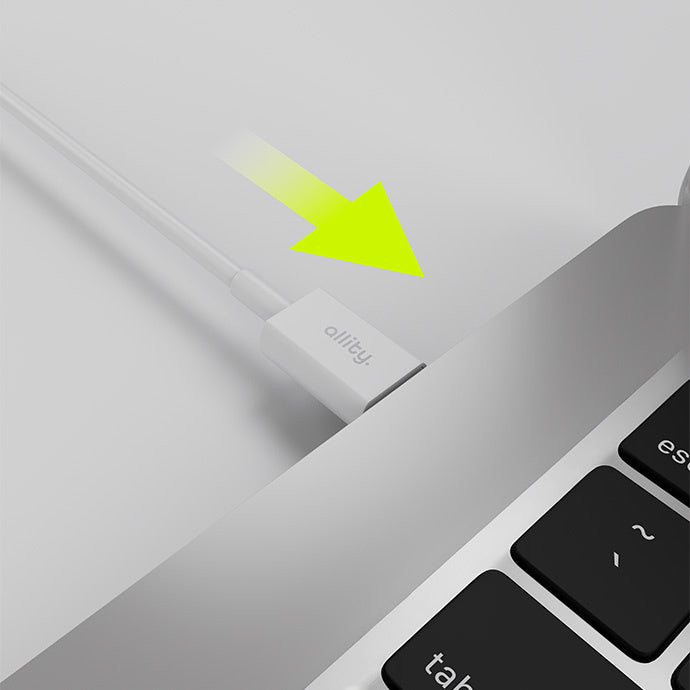 Allity cable AUC-03 USB-A - USB-C 1.0 m 3A white