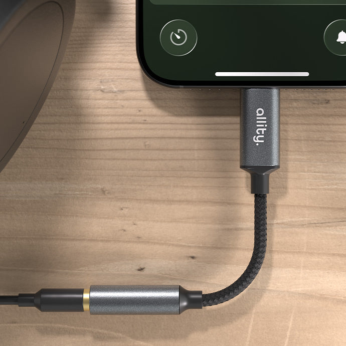 Allity adapter ABA-200 USB-C do jack 3,5mm grey