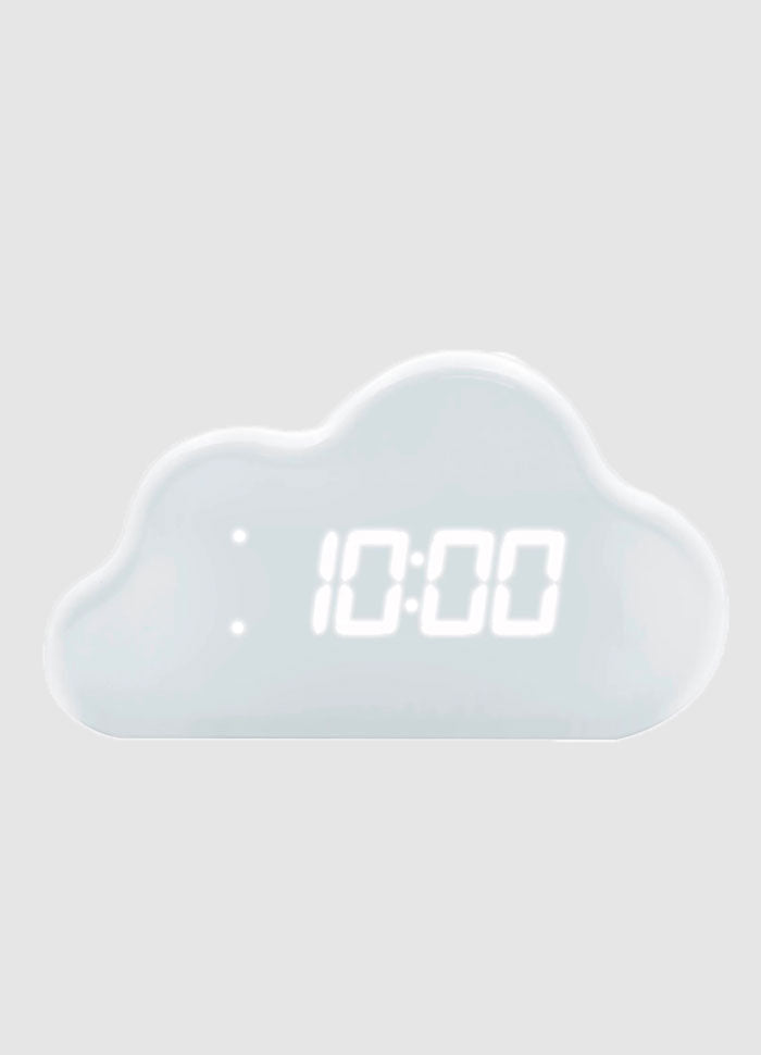 Lalarma Cloud Clock - White