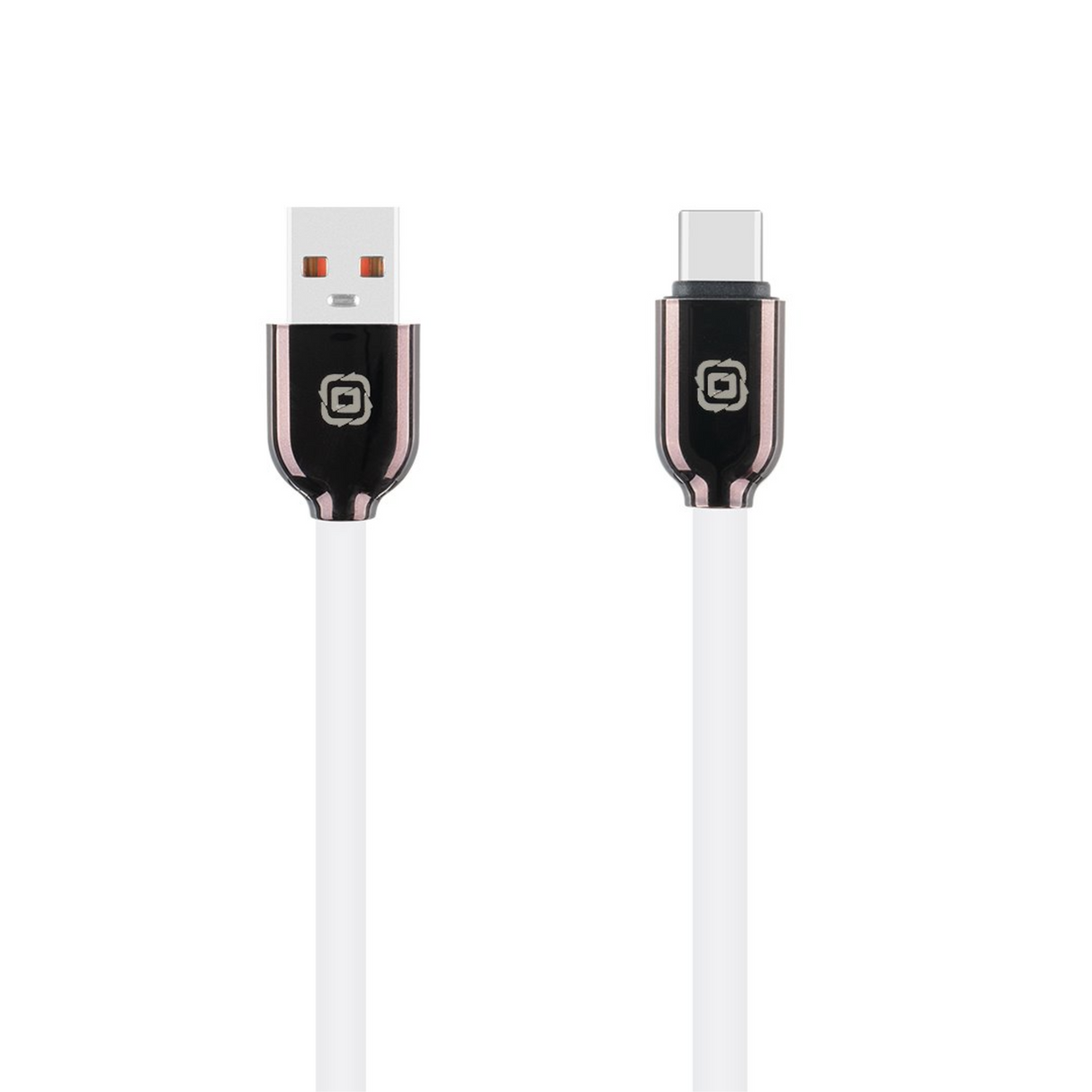 OBAL:ME Sleek USB-A/USB-C Cable White