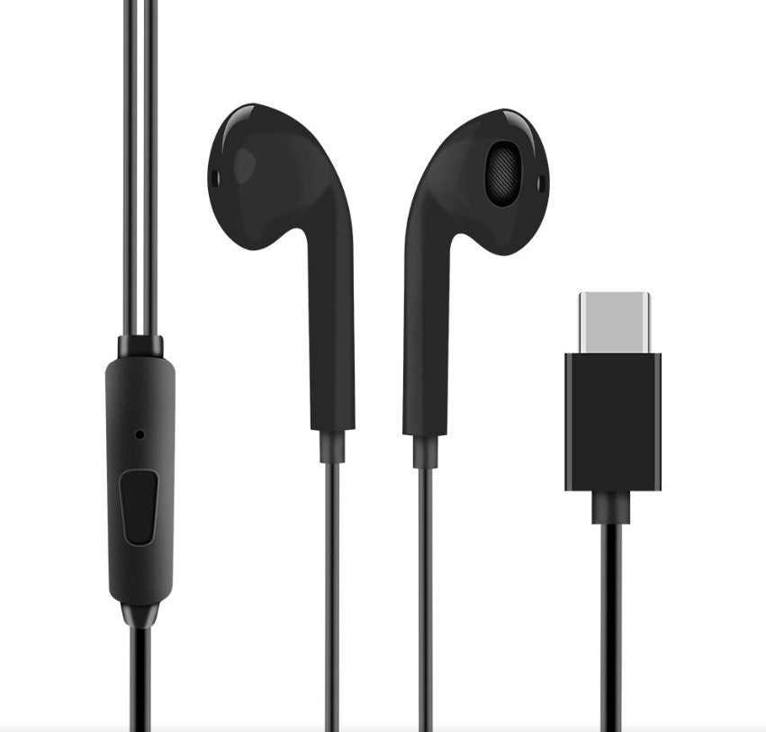 OBAL:ME Wired Earphones USB-C Black