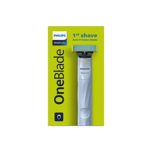 Philips Barbermaskine OneBlade 1. barbering med friktionshæmmende blad QP1324/20 Blå EU