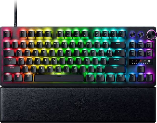 Razer Huntsman V3 Pro Tenkeyless - Gaming Tastatur - Uden Numpad - Nordisk - Sort