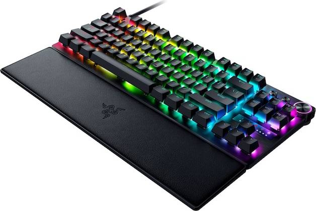 Razer Huntsman V3 Pro Tenkeyless - Gaming Tastatur - Uden Numpad - Nordisk - Sort