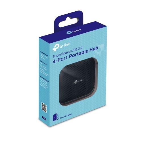 TP-Link Adapter UH400 USB 3.0 til 4 x USB 3.0, sort EU