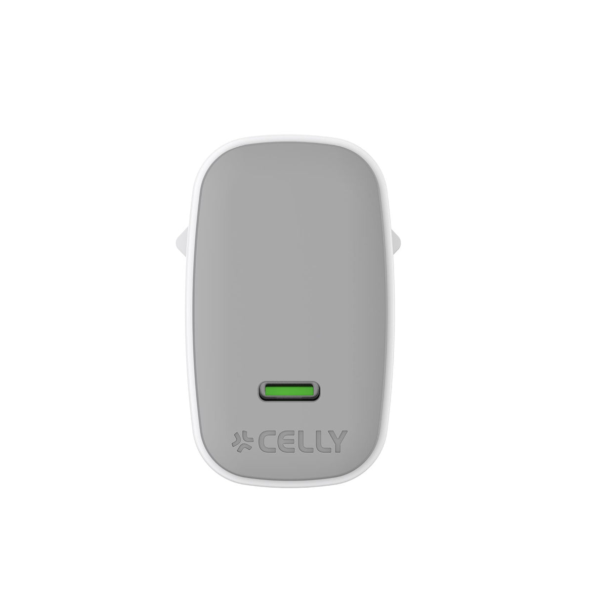 Celly Wall Charger + USB-C-USB-C Cable 65W White