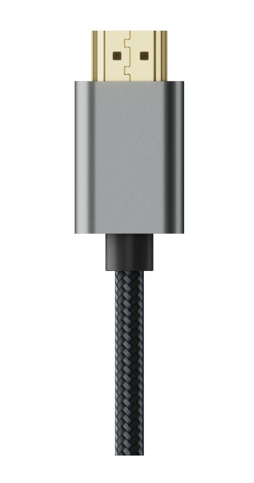 HDMI-kabel med aluminiumstik og bomuldsflet, 4K*2K@60Hz, 5m