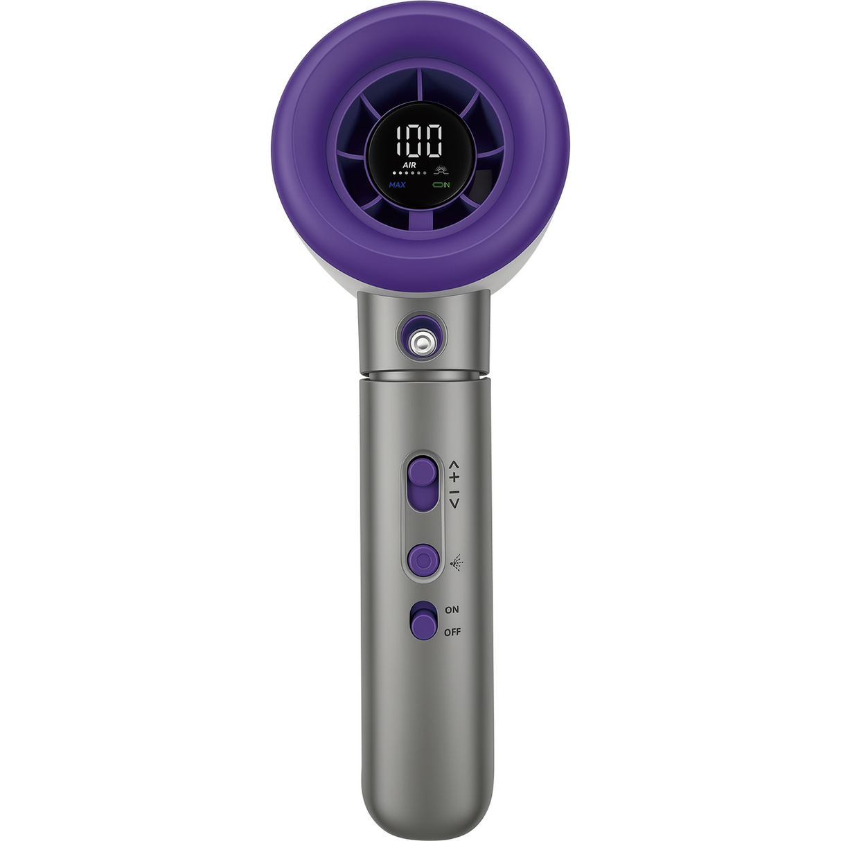 Verbatim Cool 'n' Go Aqua Breeze Handheld Fan Grey/Purple